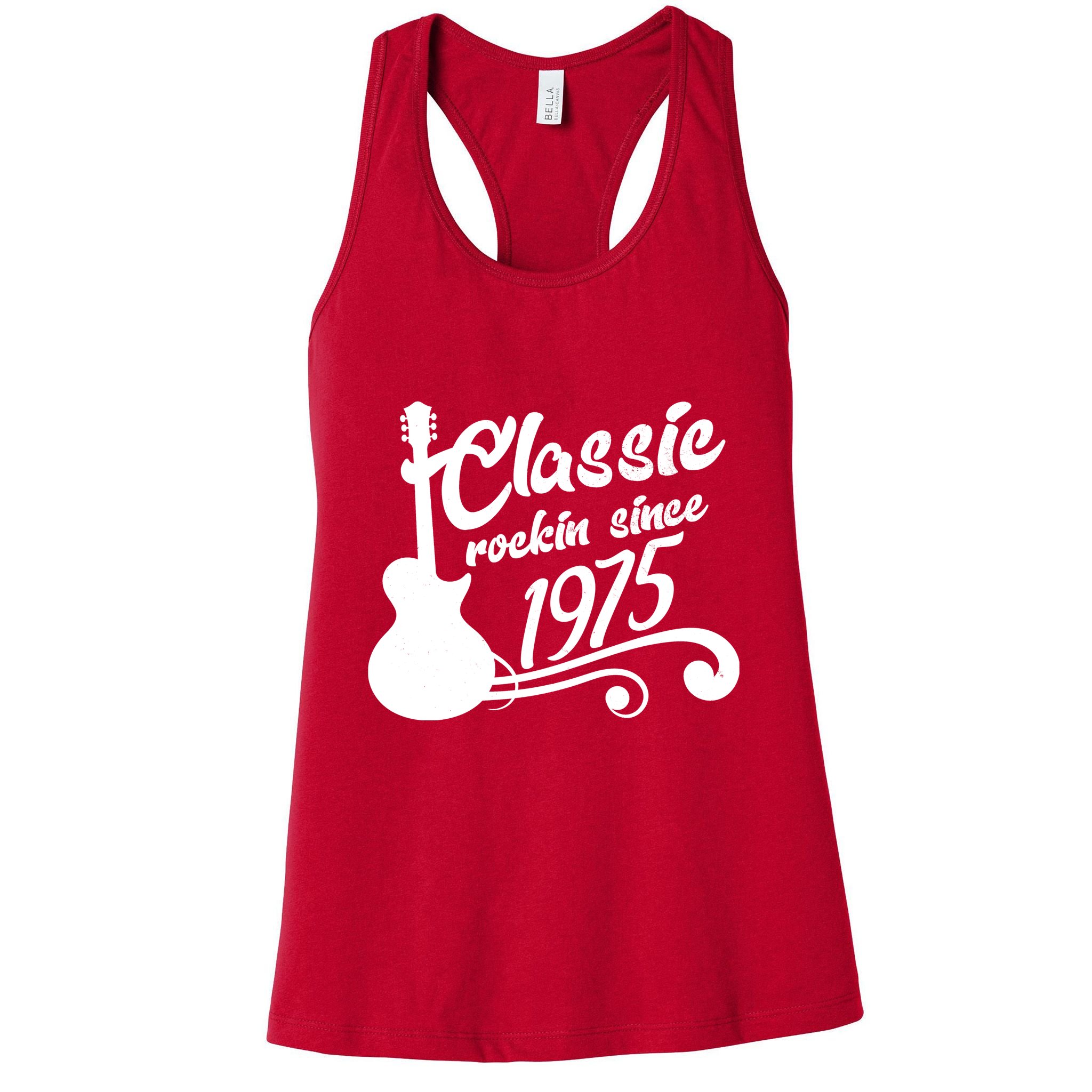 Classic Rockin Since 1975 50th Birthday Womens Tank Top