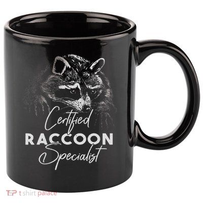 Certified Raccoon Specialist 11oz C Handle Ceramic Mug