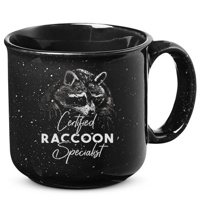 Certified Raccoon Specialist 15oz Campfire Ceramic Mug