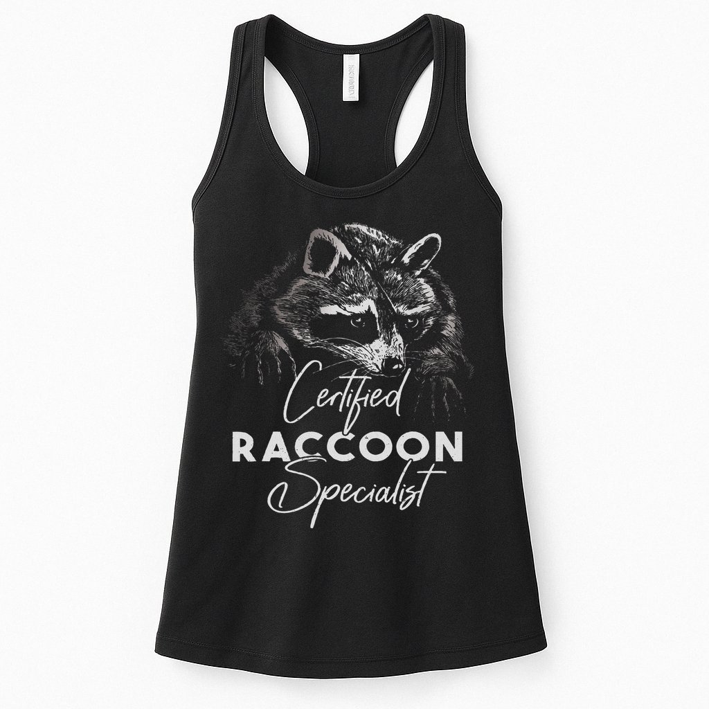 Certified Raccoon Specialist Womens Tank Top