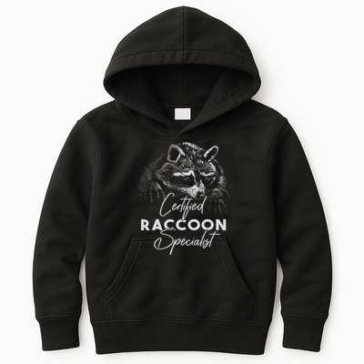 Certified Raccoon Specialist Kids Hoodie