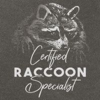 Certified Raccoon Specialist Cotton Canvas Backpack