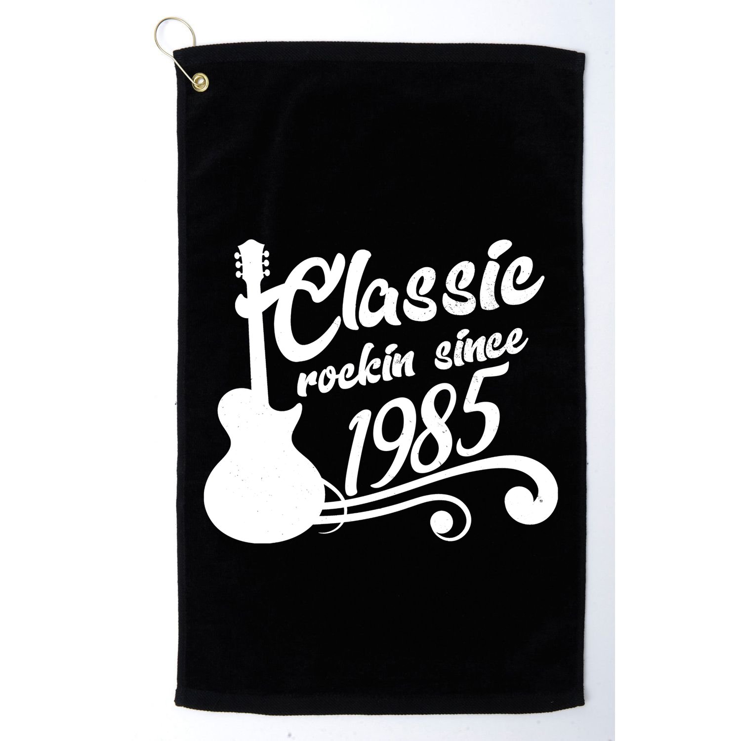 Classic Rockin Since 1985 40th Birthday Golf Towel