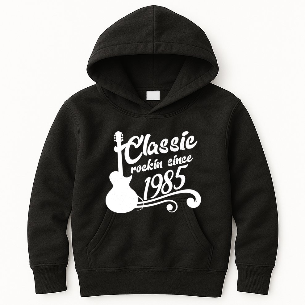 Classic Rockin Since 1985 40th Birthday Kids Hoodie