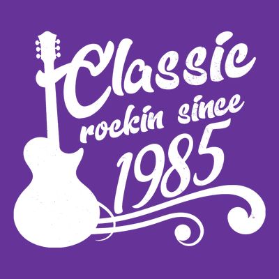 Classic Rockin Since 1985 40th Birthday T-Shirt