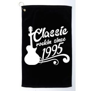 Classic Rockin Since 1995 30th Birthday Platinum Collection Golf Towel