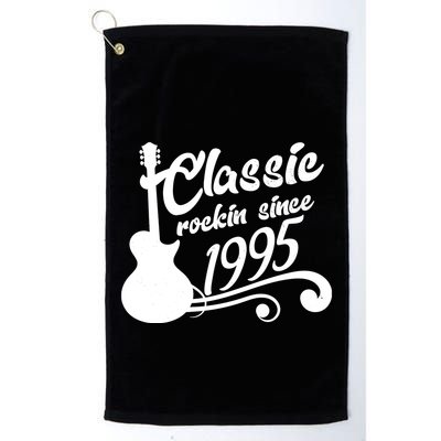 Classic Rockin Since 1995 30th Birthday Golf Towel