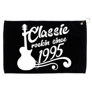 Classic Rockin Since 1995 30th Birthday Grommeted Golf Towel