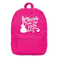 Classic Rockin Since 1995 30th Birthday 16 in Basic Backpack