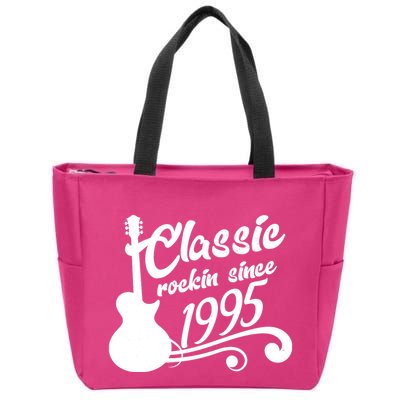 Classic Rockin Since 1995 30th Birthday Zip Tote Bag