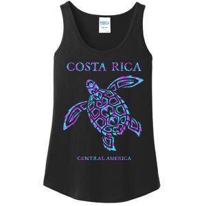 Costa Rica Sea Turtle Girls Ladies Essential Tank