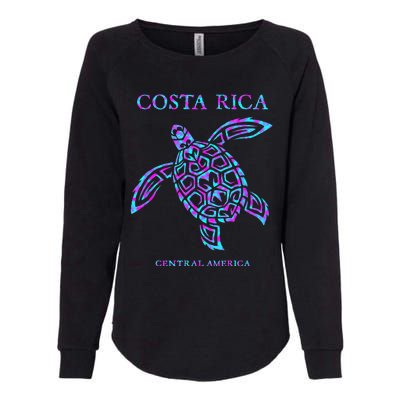 Costa Rica Sea Turtle Girls Womens California Wash Sweatshirt