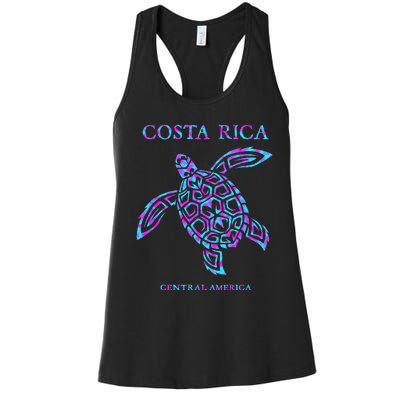 Costa Rica Sea Turtle Girls Women's Racerback Tank