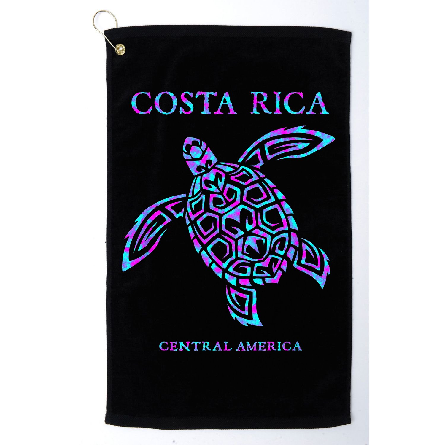 Costa Rica Sea Turtle Girls Golf Towel