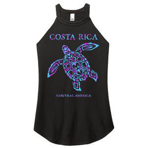 Costa Rica Sea Turtle Girls Women's Perfect Tri Rocker Tank