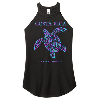 Costa Rica Sea Turtle Girls Women’s Perfect Tri Rocker Tank