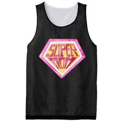 Cute Retro Super Mom Gift For Mother Mesh Reversible Basketball Jersey Tank