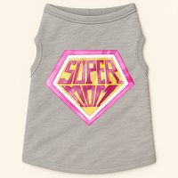 Cute Retro Super Mom Gift For Mother Doggie Tank