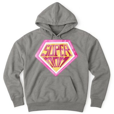 Cute Retro Super Mom Gift For Mother Hoodie