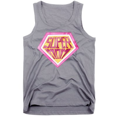 Cute Retro Super Mom Gift For Mother Tank Top