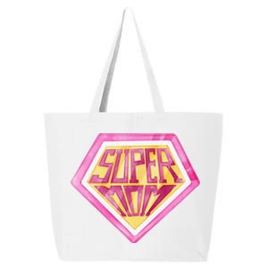 Cute Retro Super Mom Gift For Mother 25L Jumbo Tote