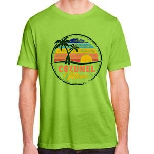 Cozumel Retro Sunset Adult ChromaSoft Performance T-Shirt