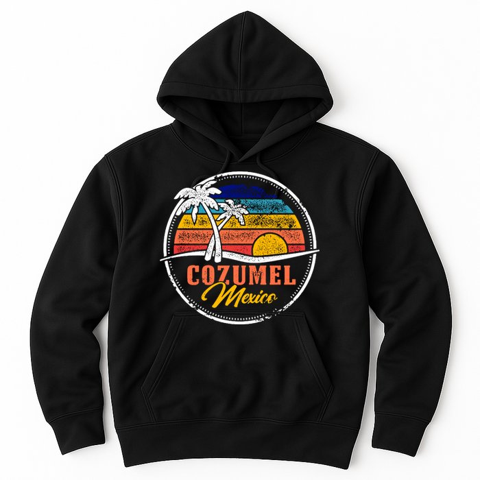 Cozumel Retro Sunset Hoodie