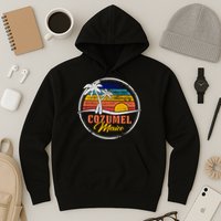 Cozumel Retro Sunset Hoodie