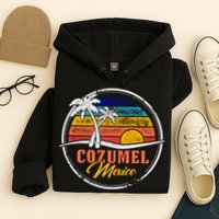 Cozumel Retro Sunset Hoodie