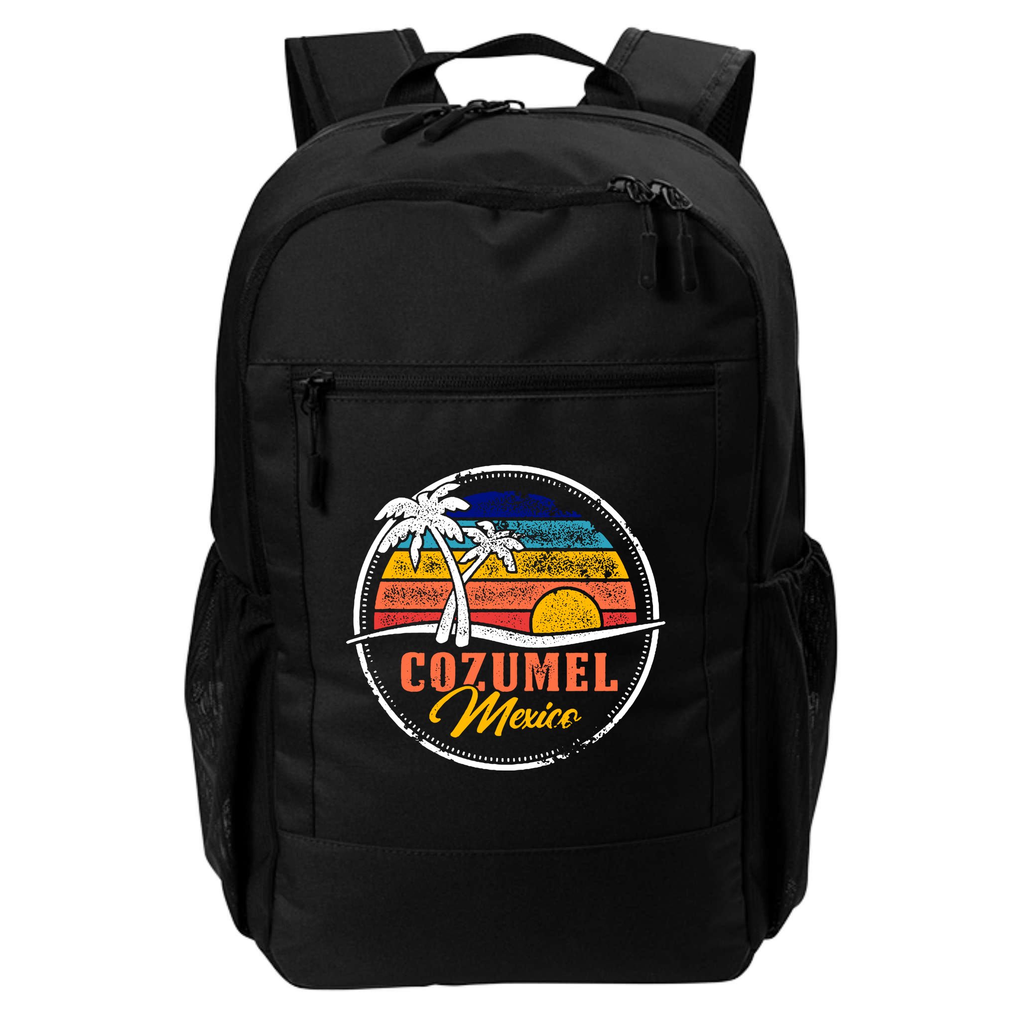 Cozumel Retro Sunset Backpack