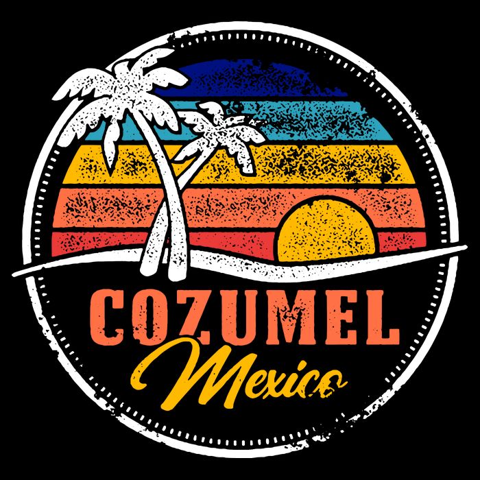 Cozumel Retro Sunset Backpack