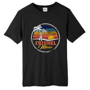 Cozumel Retro Sunset Tall Fusion ChromaSoft Performance T-Shirt