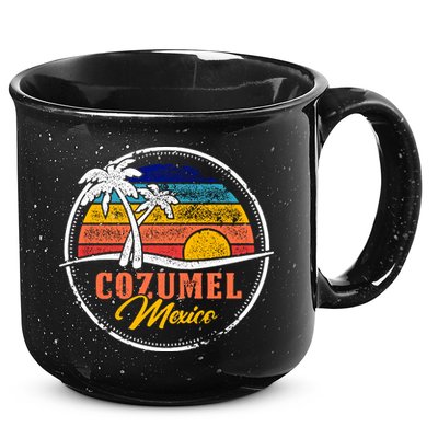 Cozumel Retro Sunset 15oz Campfire Ceramic Mug