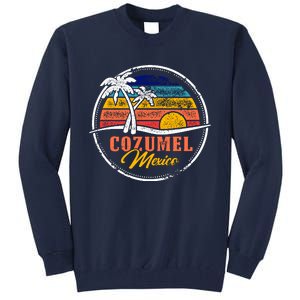 Cozumel Retro Sunset Tall Sweatshirt