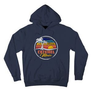 Cozumel Retro Sunset Tall Hoodie