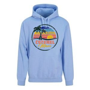 Cozumel Retro Sunset Unisex Surf Hoodie