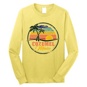 Cozumel Retro Sunset Long Sleeve Shirt