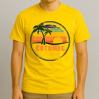 Cozumel Retro Sunset T-Shirt
