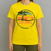 Cozumel Retro Sunset T-Shirt