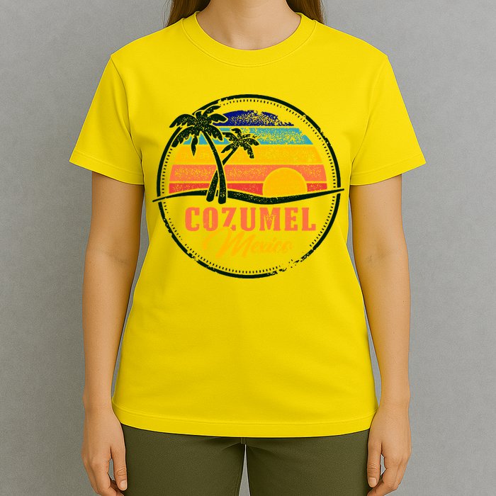 Cozumel Retro Sunset T-Shirt