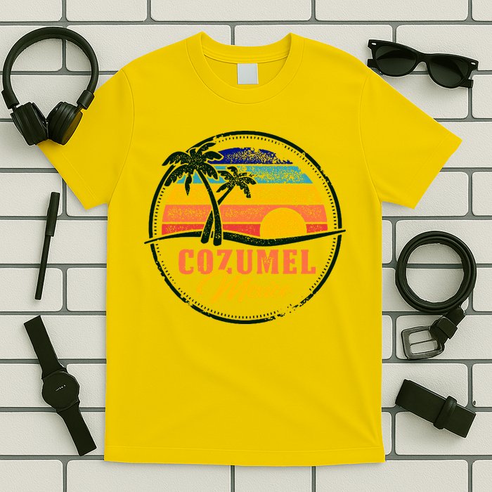 Cozumel Retro Sunset T-Shirt