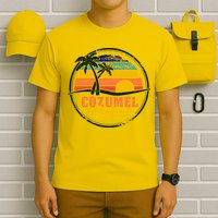 Cozumel Retro Sunset T-Shirt