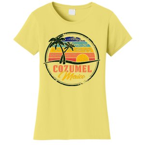 Cozumel Retro Sunset Women's T-Shirt