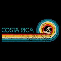 Costa Rica Surf Vintage Beach Surfer Surfing Doggie Tank