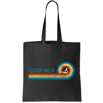 Costa Rica Surf Vintage Beach Surfer Surfing Tote Bag