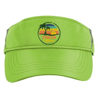 Cancun Retro Sunset Adult Drive Performance Visor