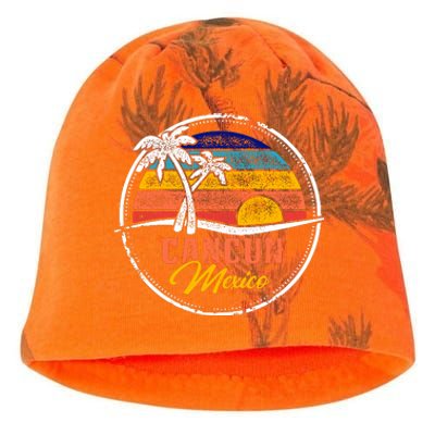 Cancun Retro Sunset Kati - Camo Knit Beanie