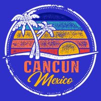 Cancun Retro Sunset Hoodie