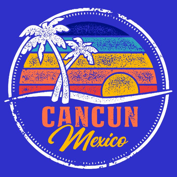 Cancun Retro Sunset Hoodie