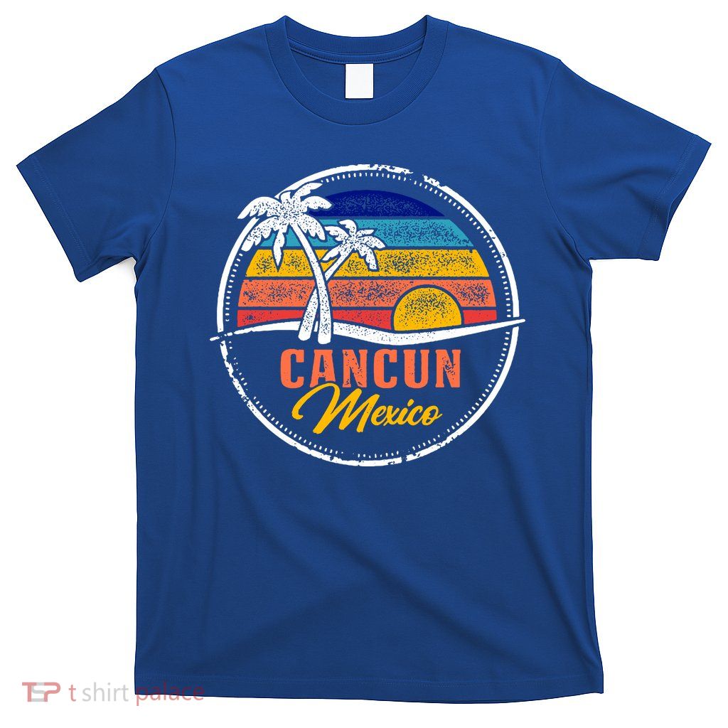 Cancun Retro Sunset T-Shirt